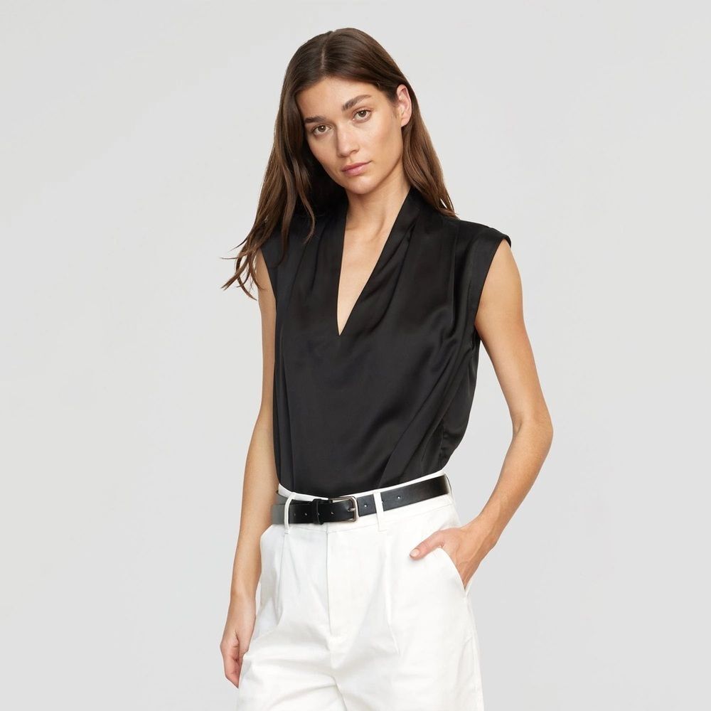 Modern Citizen Black Sleeveless Blouse